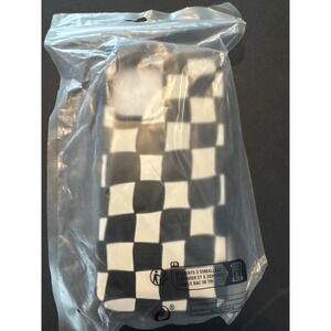 iPhone 12 Pro Case Bundle Smiley Face + Black White‎ Checkered Trendy Cases New